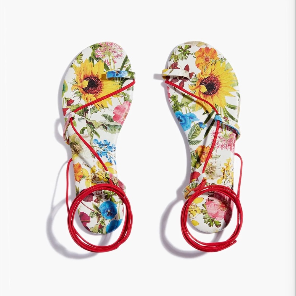 TKEES X ALICE Ankle Wrap Sandals